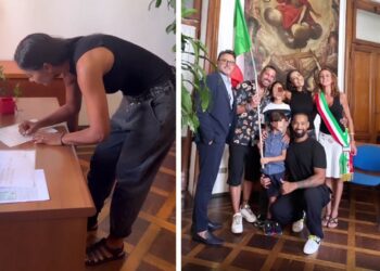 Juliana Moreira diventa cittadina italiana e si commuove: le immagini della cerimonia