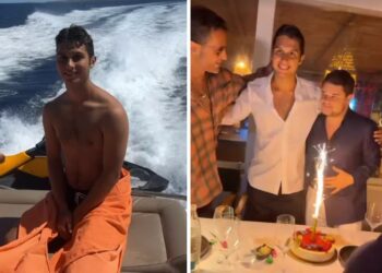 Carlos Corona festeggia 21 anni a Porto Cervo con papà Fabrizio e i suoi amici