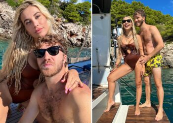 Clizia Incorvaia e Paolo Ciavarro, fuga romantica in Croazia