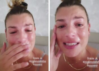 Emma Marrone in lacrime per il nuovo disco