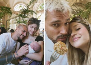 Le prime settimane da genitori di Andrea Zelletta e Natalia Paragoni