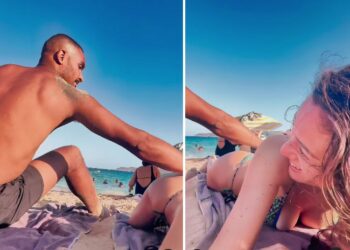 Marica Pellegrinelli, il fidanzato le 'suona' il lato B