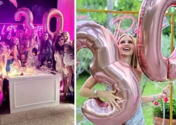 L'ex velina bionda Irene Cioni festeggia 30 anni con un super party in Costa Azzurra: foto
