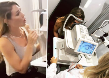 Ilary Blasi va a farsi controllare la vista dalla sorella oculista Melory e tira una frecciatina alla nuova compagna di Totti: video