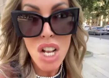 Guendalina Canessa dà in escandescenze a Milano davanti a un ragazzo che prende a calci un piccione