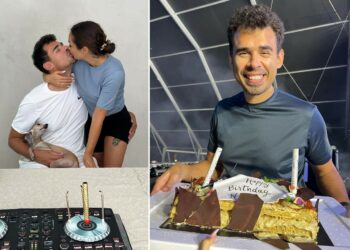 Elettra Lamborghini festeggia il compleanno del marito Afrojack