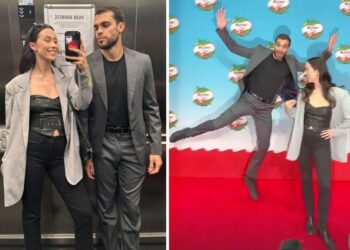 Aurora Ramazzotti e il compagno Goffredo Cerza volano a Berlino: sul red carpet fanno uno show per la stampa tedesca