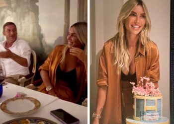 Noemi Bocchi festeggia il compleanno insieme al suo Francesco Totti: le immagini della cena tra dolci e tante risate
