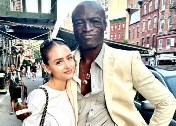 La figlia biologica di Flavio Briatore, Leni Klum, in vacanza con il papà adottivo Seal: foto