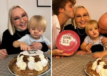 Eleonora Giorgi festeggia 70 anni con i figli e il nipotino