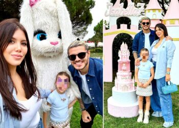 Wanda Nara festeggia i 7 anni della figia Isabella con un party da principessa