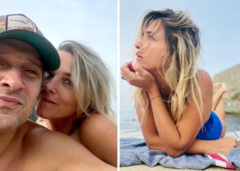 Claudio Santamaria e Francesca Barra al mare in Sicilia