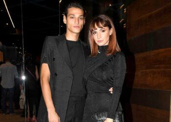 Andrea Delogu e il fidanzato-modello con 17 anni in meno Luigi Bruno pazzeschi insieme sul red carpet: foto