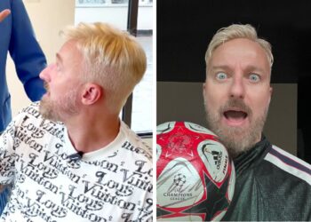 Francesco Facchinetti ha cambiato il parrucchino: adesso è biondo! Guarda