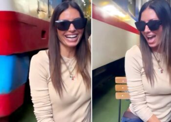 'Follia!': treno le passa a pochi centimetri, la reazione di Elisabetta Gregoraci