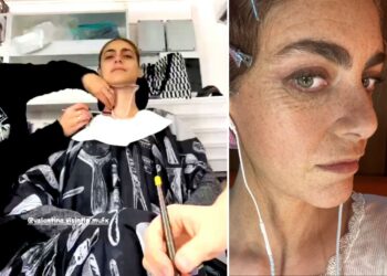 Miriam Leone mostra come è invecchiata dopo quattro ore di trucco per 'I Leoni di Sicilia'