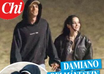 Damiano David dei Maneskin ha ritrovato l'amore, paparazzato con la nuova fidanzata, lei è una star americana: guarda