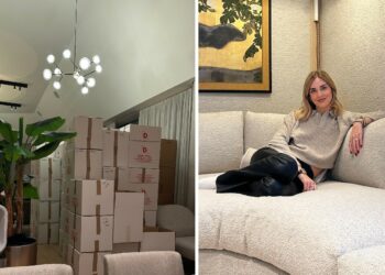 Scatoloni pronti, manca pochissimo al trasloco: Chiara Ferragni mostra nuove foto della casa extralusso in cui sta per trasferirsi