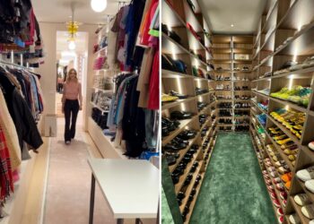 Chiara Ferragni si è trasferita nella nuova casa milionaria a Milano: la cabina armadio è davvero da record, guarda