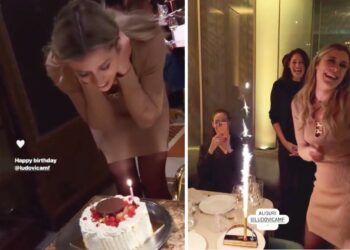 L’ex velina Ludovica Frasca festeggia il compleanno nel ristorante stellato a Milano: foto