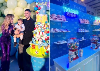 Le foto del mega party per il primo compleanno del figlio di Chiara Nasti