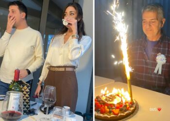 Belen e Cecilia Rodriguez festeggiano i 64 anni di papà Gustavo: le foto della festa in famiglia