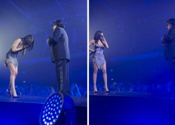 Elodie canta con Renato Zero e si commuove