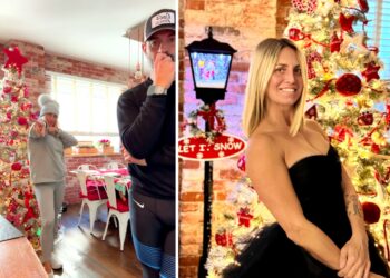 Katia Pedrotti e Ascanio Pacelli pazzi per il Natale