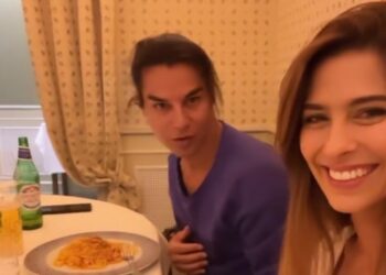 Ariadna Romero ha portato il fidanzato Julio Iglesias Jr. a Roma