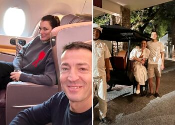 Alena Seredova e Alessandro Nasi in luna di miele in Cambogia