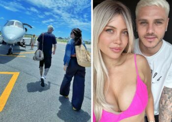 Wanda Nara e Mauro Icardi cambiano look e si tingono i capelli platino