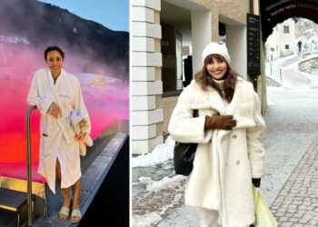 Benedetta Parodi si rilassa in montagna con le amiche in Val Pusteria