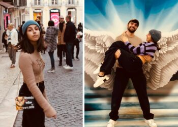 Jolanda Renga, le Feste a Lisbona con il fidanzato