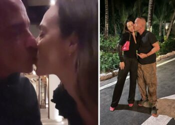 Eros Ramazzotti inizia l'anno nuovo ''al bacio'' in Messico con la compagna Dalila Gelsomino: guarda