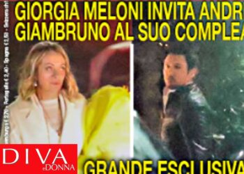 Giorgia Meloni ha invitato il chiacchieratissimo ex fidanzato Andrea Giambruno alla sua festa? Le foto sul settimanale 'Diva e Donna'
