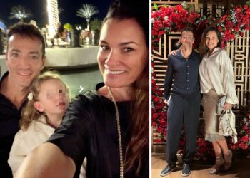 Alena Seredova a Dubai con Alessandro Nasi, i figli e i genitori