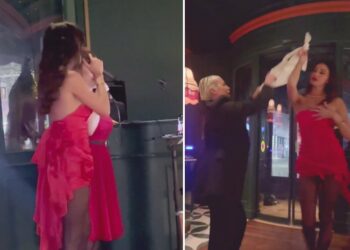 Il San Valentino da single di Belen Rodriguez e Milano