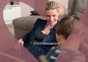 Michelle Hunziker è una nonna sempre più innamorata del suo nipotino Cesare