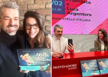 Luca Argentero insieme alla sorella Francesca a Milano: i due presentano il loro libro davanti a una folla di fan