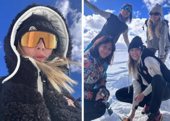 Alessia Marcuzzi si gode la vita da cinquantenne single, nella lussuosa località alpina ride e scherza con le amiche sulla neve: guarda