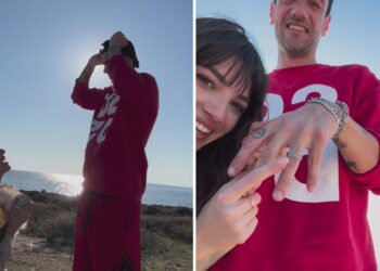 Rebecca Staffelli del Grande Fratello ha chiesto al fidanzato di sposarla: le immagini della tenera proposta di nozze