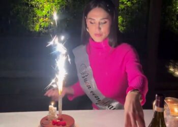 Cecilia Rodriguez festeggia 34 anni con Ignazio Moser e la famiglia