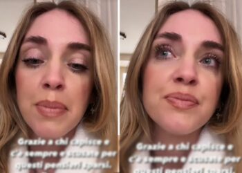 Chiara Ferragni torna a mostrarsi in lacrime sui social: ecco come sta andando avanti