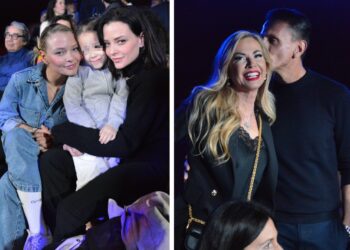 Federica Panicucci con Marco Bacini alla serata Night of Kick and Punch