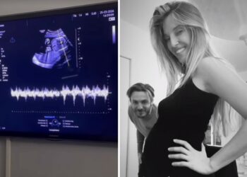 ''Sono di 5 mesi ma ne dimostro 8'': Guenda Goria incinta va a fare l'ecografia con tutta la famiglia, le immagini