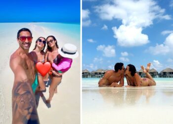 Giorgia Palmas e Filippo Magnini volano alle Maldive con le figlie per Pasqua