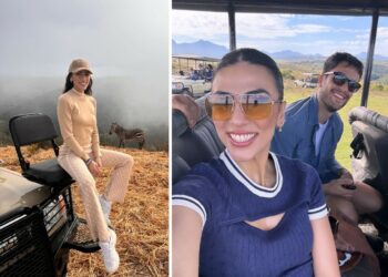 Giulia Salemi e Pierpaolo Pretelli entusiasti per il loro primo Safari in Africa