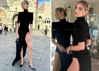 Chiara Ferragni riappare elegantissima ma con spacco vertiginoso a Venezia: la sua nuova vita da sensuale single, le immagini