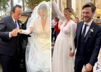 Guenda Goria e Mirko Gancitano si sono sposati: le prime foto delle fastose nozze in Sicilia e dei tanti ospiti vip, guarda