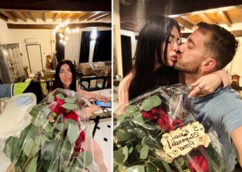Bianca Atzei e Stefano Corti festeggiano 5 anni d'amore